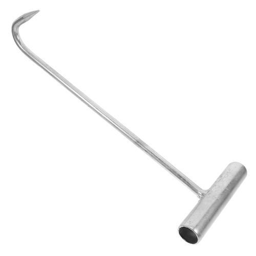 Plaque d'égout crochet Thandle en acier inoxydable, trou d'homme crochet extracteur intégré soudures éprouvée, l'outil de levage pour l'entretien des égouts.