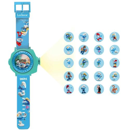 Montre Digitale Avec Projection Schtroumpfs