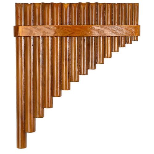 Naturel Bambou Flûte, Flûte De Pan Instrument À Vent, La Main De Flûte De Pan, 15 Tons En Sol Majeur, Remis À Droite Modèle, Facile D'installation Réf: 5318