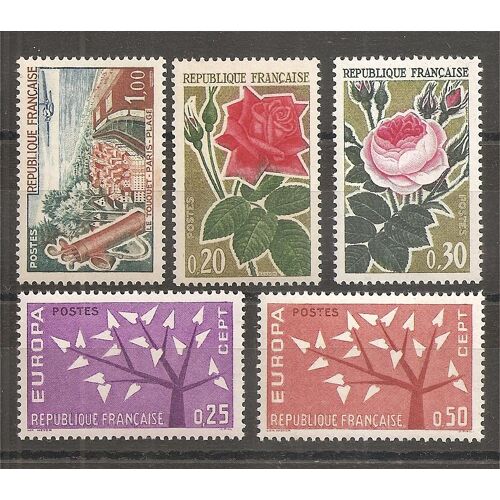 1355 À 1359 (1962) Série De Timbres Neufs N** (Cote 3,25e) (4620)