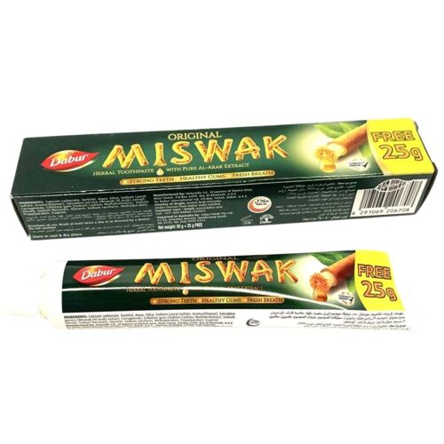Dabur - Dentifrice Miswak Original 50g + 25g - 