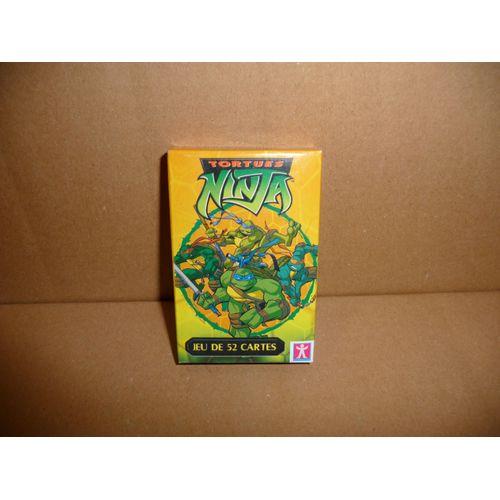 Jeu De 52 Cartes Tortues Ninja +Livret Avec 6 Règles Amusantes