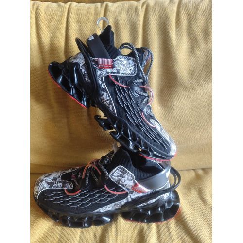 Baskets Confortable Chaussures De Course Pour Hommes Avec Semelle En Lame Respirantes Absorbant Les Chocs Antidérapants Taille 41