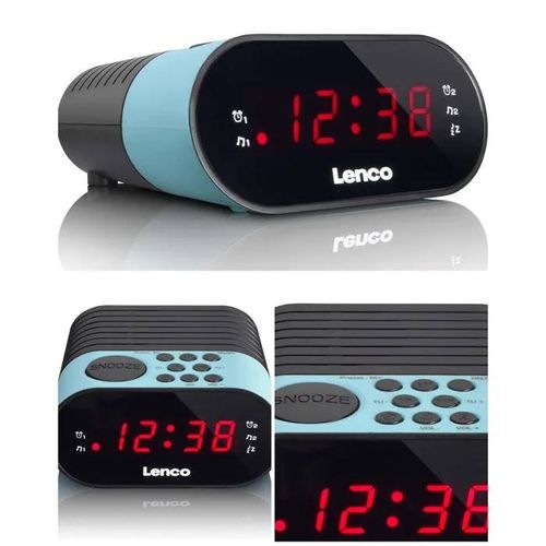 Radio-réveil Bleu FM PLL avec affichage LED