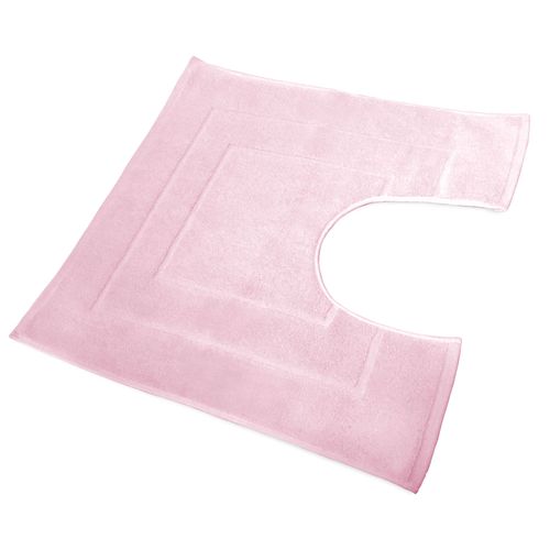 Tapis de bain contour WC et lavabo 60x60 cm FLAIR Rose 1500 g/m2