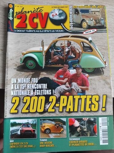 Planète 2cv Numéro 64 - Octobre/Novembre 2007