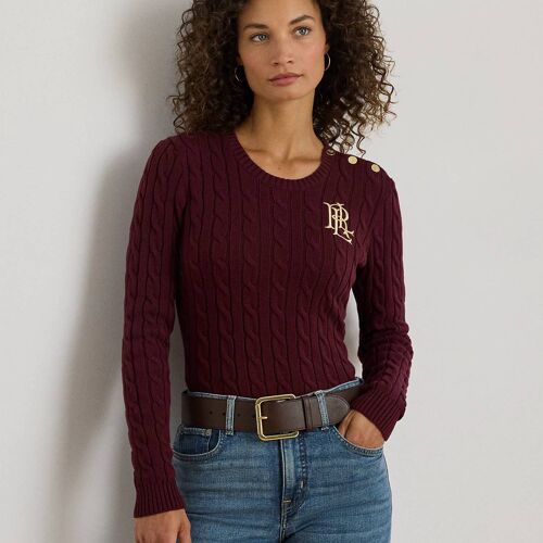 Pull Torsadé À Boutons En Coton