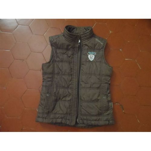 Gilet D'équitation Matelassé Marron Fouganza
