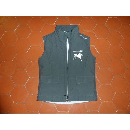 Gilet D'équitation Polyester Gris Fouganza