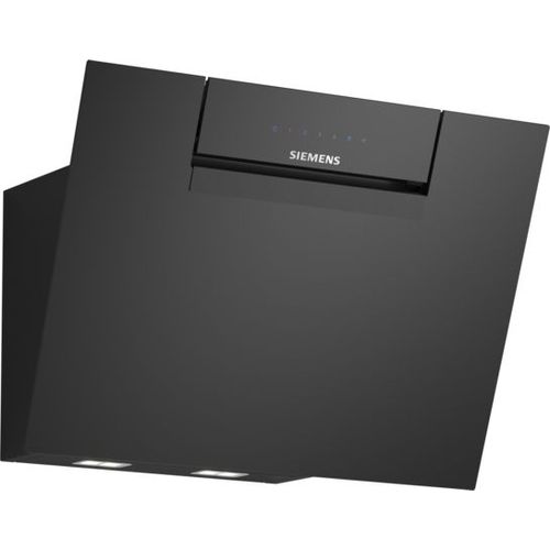 Siemens - Hotte décorative inclinée 60cm 427m3/h noir LC67JFN60