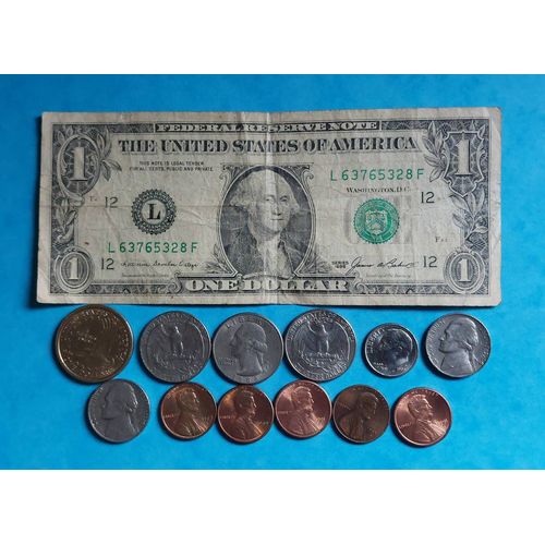 États-Unis, Lot De 3 Dollars Américains