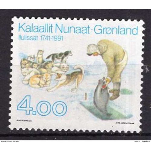 Groenland 1991 Pecheur Et Chien Yvert N° 189 Neuf**
