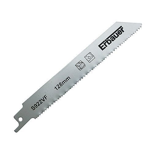 2 lames de scie égoïne U droite propre Erbauer Bois/Métal