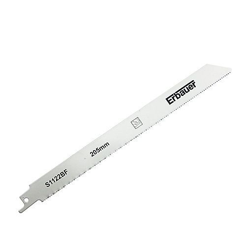 2 lames de scie égoïne U droite propre Erbauer Métal
