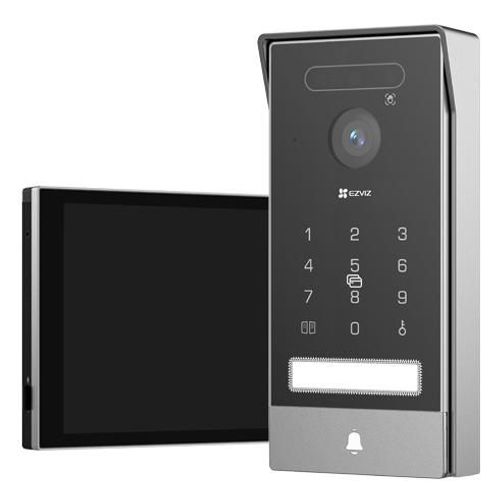 EZVIZ HP7 PRO 4K système vidéophone 8" Noir, Gris