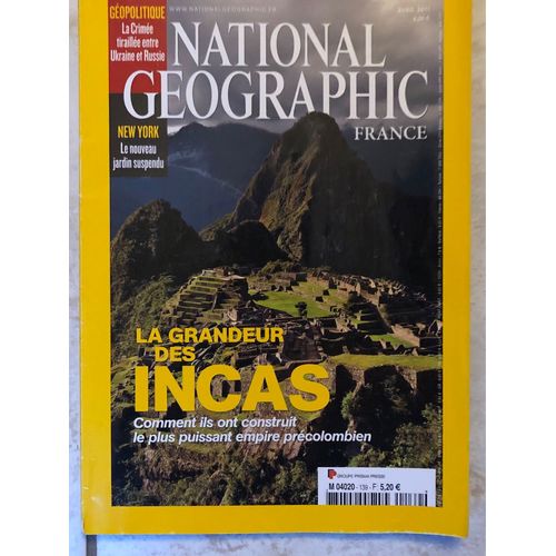 National Geographic France N*139, Avril 2011, 115 Pages, Très Bon État 