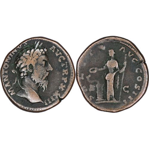 Rome - Sesterce - Marc Aurele - 169 Ad - Salvti Avg - 25.54 G. - Ric.964 - 27-043