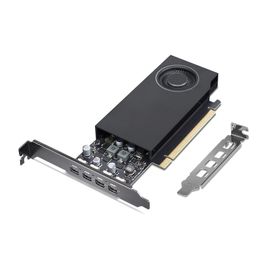 NVIDIA RTX A400 - Carte graphique - RTX A400 - 4 Go GDDR6 - PCIe 4.0 x8 - 4 x Mini DisplayPort