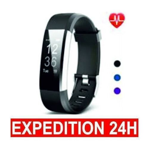 Bracelet intelligent - ZISONIX - 115 Plus - Étanche IP67 - Fréquence cardiaque - Moniteur de pression artérielle