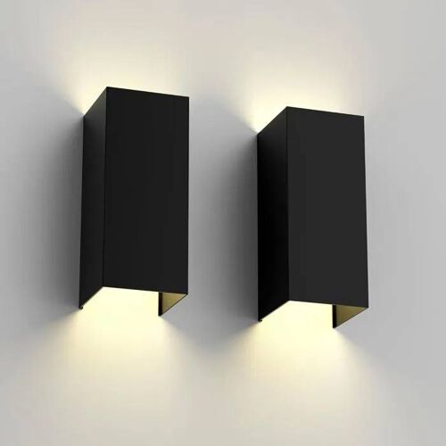 Applique Murale Led - Underscore - Imhayo - 2x12w - Angle Réglable - Ip65 Étanche.