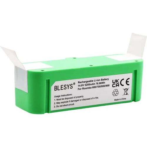 BLESYS Batterie 5200mAh pour iRobot Roomba 900/800/700/600 Séries, Longue Durée.