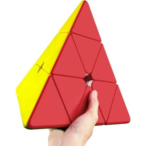 Vdealen Cube Magique Pyraminx - Puzzle Pyramide à Torsion Rapide et Lisse, Jouet de Voyage Idéal pour Enfants.