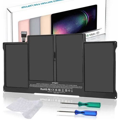 Batterie Améliorée pour MacBook Air 13" A1466/A1369 (2010-2017) - Modèles A1496/A1377/A1405 - Longue Durée de Vie.