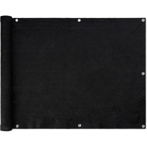 Amazon Basics Brise-Vue Noir Extérieur, Réduit La Vue 90%, 0.9x3m, Résistant Intempéries.