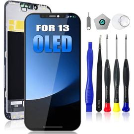 Dinow Écran Oled Remplacement Iphone 13 6.1" Full-Hd 3d Touch + Kit Outils.