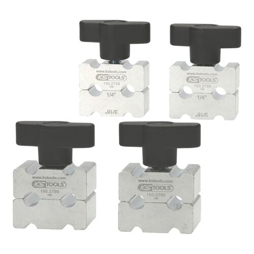 KS TOOLS Werkzeuge-Maschinen GmbH jeu d'outils pour cintrer les conduites de frein, 4 pièces (150.2795)