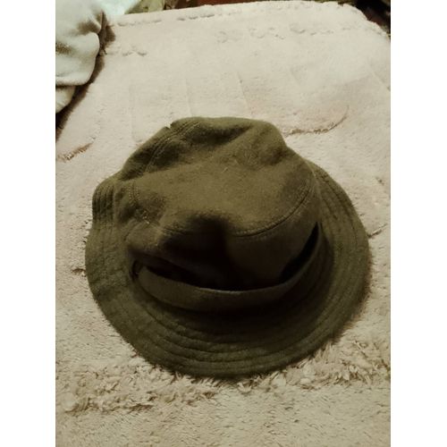 Chapeau Chaud Marron M Vintage Années 80.