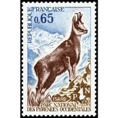 Protection De La Nature : Isard Année 1971 N° 1675 Yvert Et Tellier Luxe