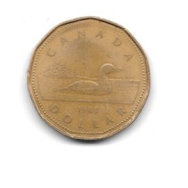 Pièce De 1 Dollar 1989 / Canada / Elisabeth Ii