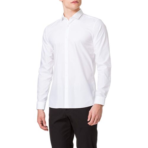Hugo Hommes Erondo Chemise Extra Slim Fit En Popeline De Coton A Col Italien