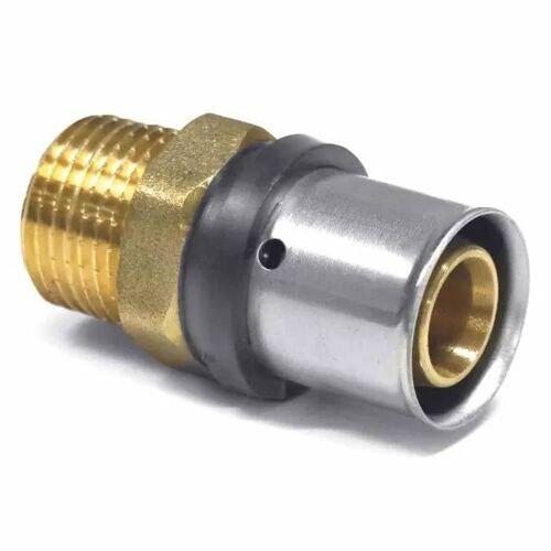 Raccord à Sertir Multicouche 26mm x 3/4'', Laiton, DVGW