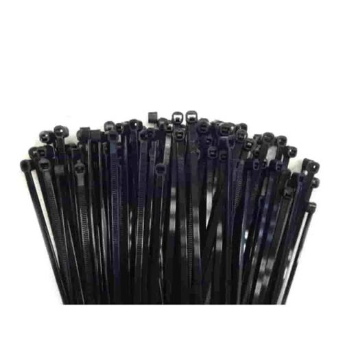 Colliers de serrage 100, 300x4,8mm, noir, UV stabilisé PA6.6, attaches de câble, serre-câbles
