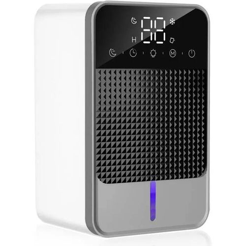 Déshumidificateur 1500ML Ultra Silencieux, Arrêt Auto, LED 7 Couleurs, Compact pour Maison, Salle de Bain, Chambre.