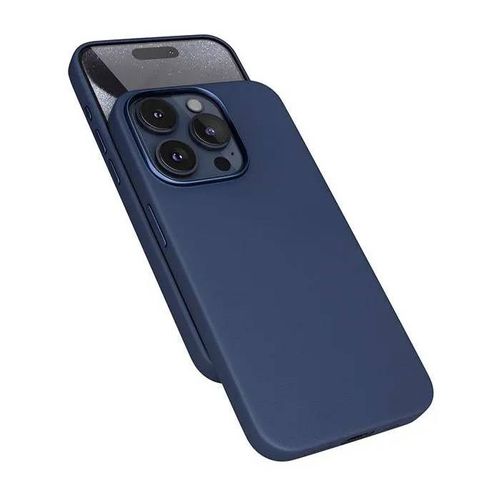 Epico Mag Leather Cover Iphone 15 Pro Max - Bleu
