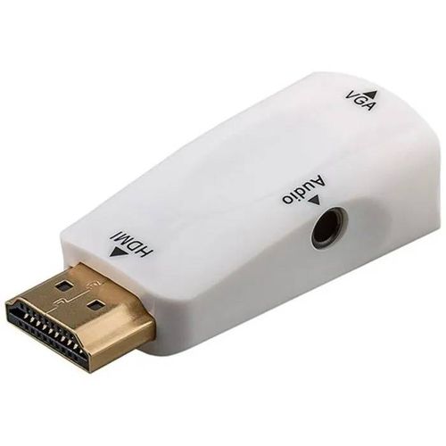 Adaptateur audio - video Startech Vidéo HDMI M - VGA (D-Sub) (F), blanc