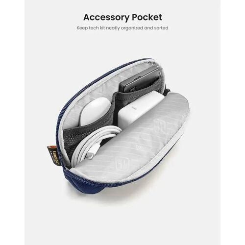 Sacoche pour ordinateur portable - TOMTOC - 14 MacBook Pro/Air - Bleu marine - Polyester - Unisexe