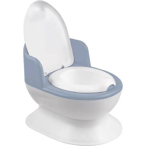 Pot Media Rodzina Toilettes Pour Tout-Petits Blanc/Bleu