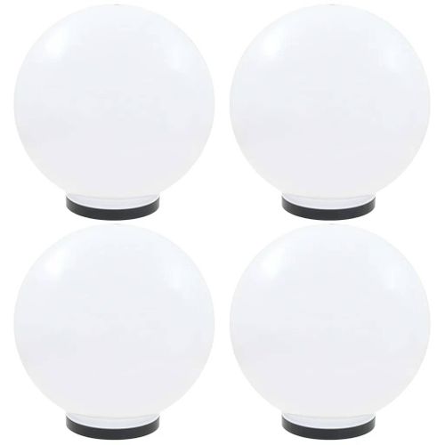 Prolenta Premium - Lampes À Led Sous Forme De Boule 4 Pcs Sphérique 40 Cm Pmma
