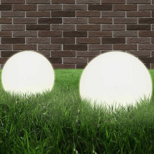 Prolenta Premium - Lampe À Led Sous Forme De Boule 2 Pcs Sphérique 30 Cm Pmma