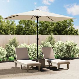 Prolenta Premium - Parasol 200 X 300 Cm Blanc Sable Rectangulaire