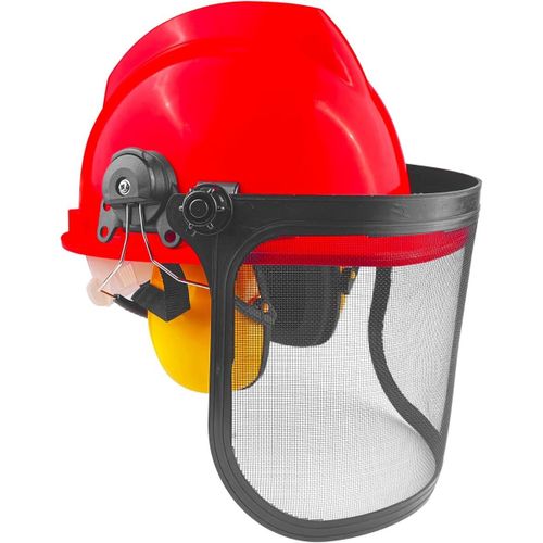 Varan Motors - tt-helmet-2025 Casque de protection pour travaux de jardinage, élagage... casque de sécurité, masque de sécurité