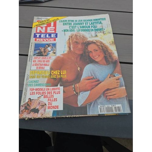 Magazine Télé Revue – Octobre 1996 – Johnny Et Laeticia Hallyday “L’Amour Fou”