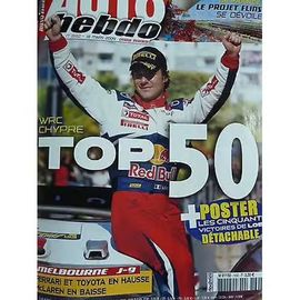 Auto Hebdo 1692 De 2009 Bourdais,Chypre Wrc,Elena,Treluyer,Porsche Boxster S,Audi S5 Cabriolet,Pescarolo