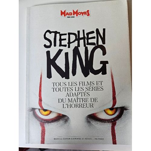 Mad Movies Hors Série Stephen King Tous Les Films Et Toutes Les Séries Adaptées Du Maître De L'Horreur