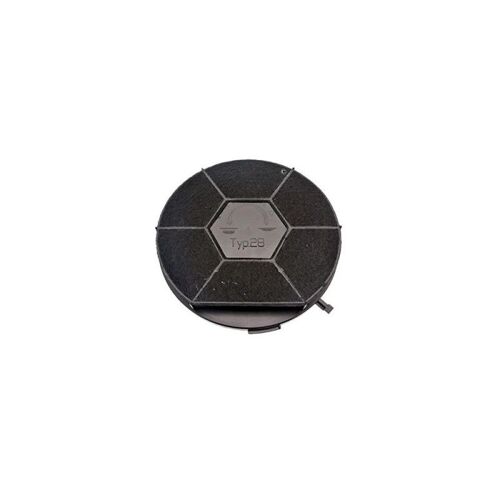 Filtre charbon rond type 28 CHF28/1 (à l'unite) Hotte 480181701006, 481281718525 WHIRLPOOL