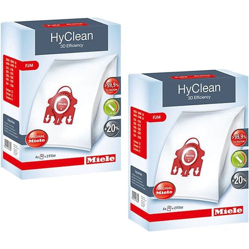 Lot de 2 boîtes de sacs fjm hyclean 3d efficiency pour Aspirateur MIELE 9917710